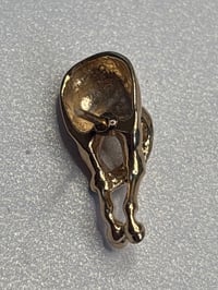 Image 5 of Vintage 14K Gold Horse Rear Lapel Pin / Tie Tack | Funny Equestrian Novelty | 3.1g