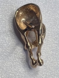 Image 6 of Vintage 14K Gold Horse Rear Lapel Pin / Tie Tack | Funny Equestrian Novelty | 3.1g