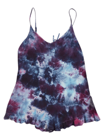 Image 3 of Size Medium- Short Shorts Romper -Chill in Every Stitch 🌀