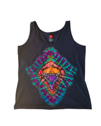 Size XL- Reverse womans tank Art in Reverse