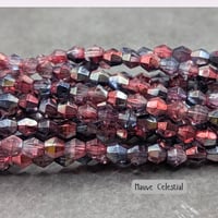 Image 5 of 4mm Celestial Czech Glass Bicone Beads — 50pc Packs