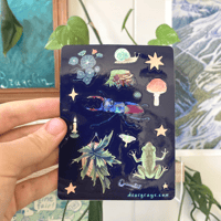  beetle & friends glossy vinyl sticker sheet!