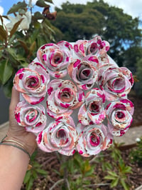 Image 1 of Bed of Roses - pinks + gold dust