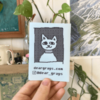 Image 3 of scrungled cats - mspaint artzine :3