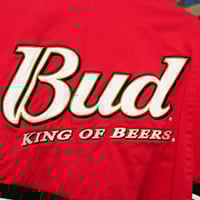 Image 4 of Vintage Dale Earnhardt Jr Budweiser Racing jacket Size M (Fits Large-XL) 24X28