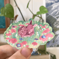 fawn fairy circle - vinyl sticker