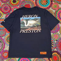 Image 1 of Heron Preston Tee Size XL Navy Blue (Retail $200+)