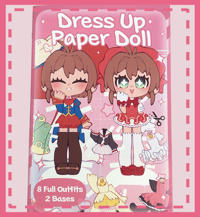 Image 2 of Sakura Paper-Doll Activity Book - PHYSICAL COPY