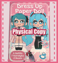 Image 1 of Miku Paper-Doll Activity Book - PHYSICAL COPY