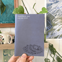 Image 1 of  2025 sketchbook zine! original artwork, paintings, and studies