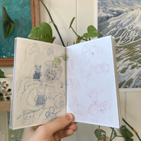 Image 3 of  2025 sketchbook zine! original artwork, paintings, and studies