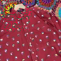 Image 2 of Vintage Chaps Ralph Lauren Button-down Shirt Size M Red