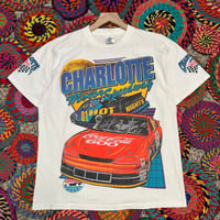 Image 1 of Vintage Charlotte Motor Speedway Hot Nights Coca Cola Tee Size Large