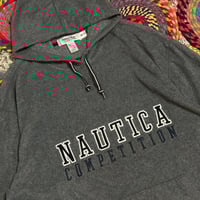 Image 2 of Vintage Nautica Competiton Fleece Hoodie Size XXL (Fits XXXL)