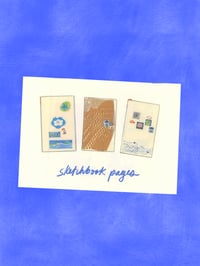 Image 1 of sketchbook pages zine 