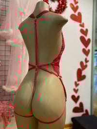 Image 4 of Hot Pink Strappy Teddy