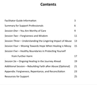 Image 2 of Healing With Hope - A Practical Discussion Guide for Facilitators