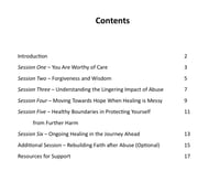 Image 2 of Participant Guide Healing With Hope