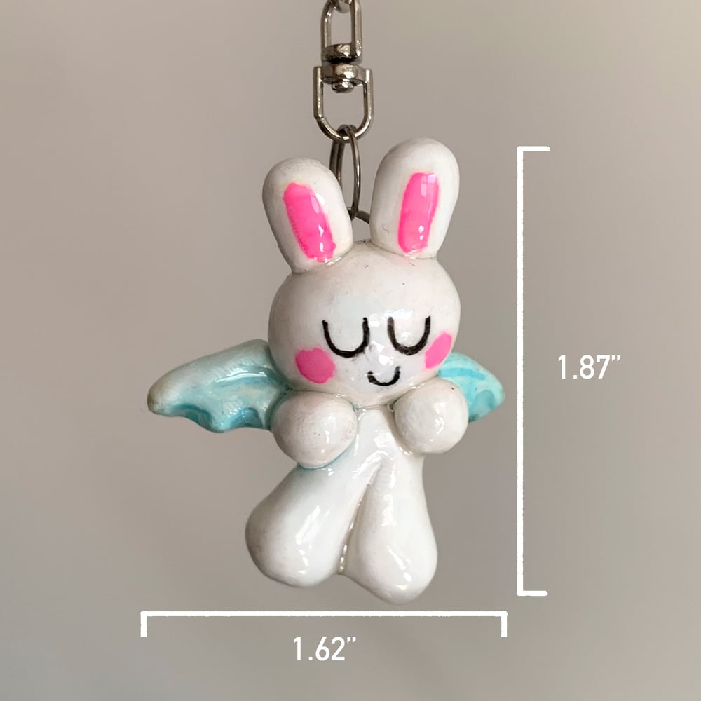 Image of Bunny Angel Keychain