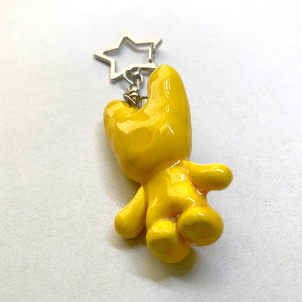 Image of Yellow Bunny Keychain