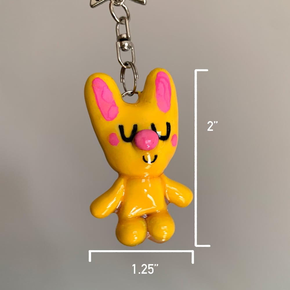 Image of Yellow Bunny Keychain