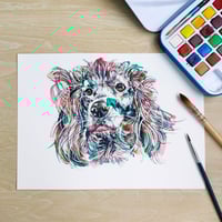 Image 1 of Bespoke Pet Portrait (19x27cm)