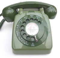 Image 1 of VOIP Ready GPO Two-Tone Green 706 - for all domestic VoIP services. BT Digital Voice, EE, Sky etc.