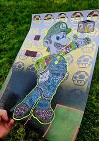 Image 1 of Ornate Luigi foil print 