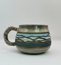 Image 3 of Banded Foothills Mugs- Pink