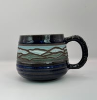 Image 3 of Banded Foothills Mugs- Blue
