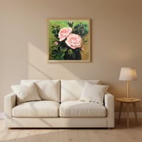 Image 2 of Two Pink Roses(60cm x 60cm)