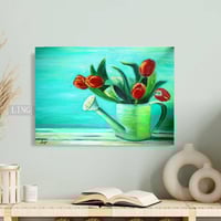 Image 1 of Tulip in Water Can(70cmx50cm)
