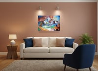 Image 1 of  Abstr-SnowMountain(70cm x 50cm)