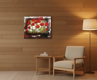 Image 1 of Abstr-RedFlowers(50cm x 60cm)