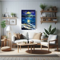 Image 1 of Abstr-Night Sea(50cm x 70cm)