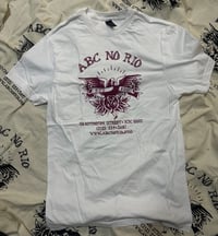 Image 1 of ABC No Rio Eagle Shirt (White and Burgundy)