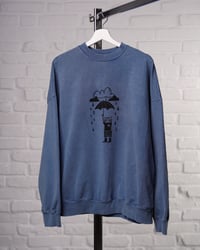 Image 2 of Rain Lover - Kézzel nyomott pulóver / Handprinted