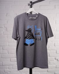 Image 1 of "Punk's not dead!" póló - süni - szürke