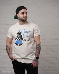 Image 3 of "Punk's not dead!" póló - süni - vintage fehér