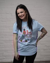 Image 3 of "Punk's not dead!" póló - kakas - kék