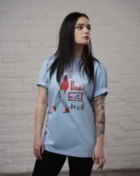 Image 2 of "Punk's not dead!" póló - kakas - kék