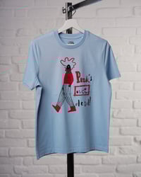 Image 1 of "Punk's not dead!" póló - kakas - kék