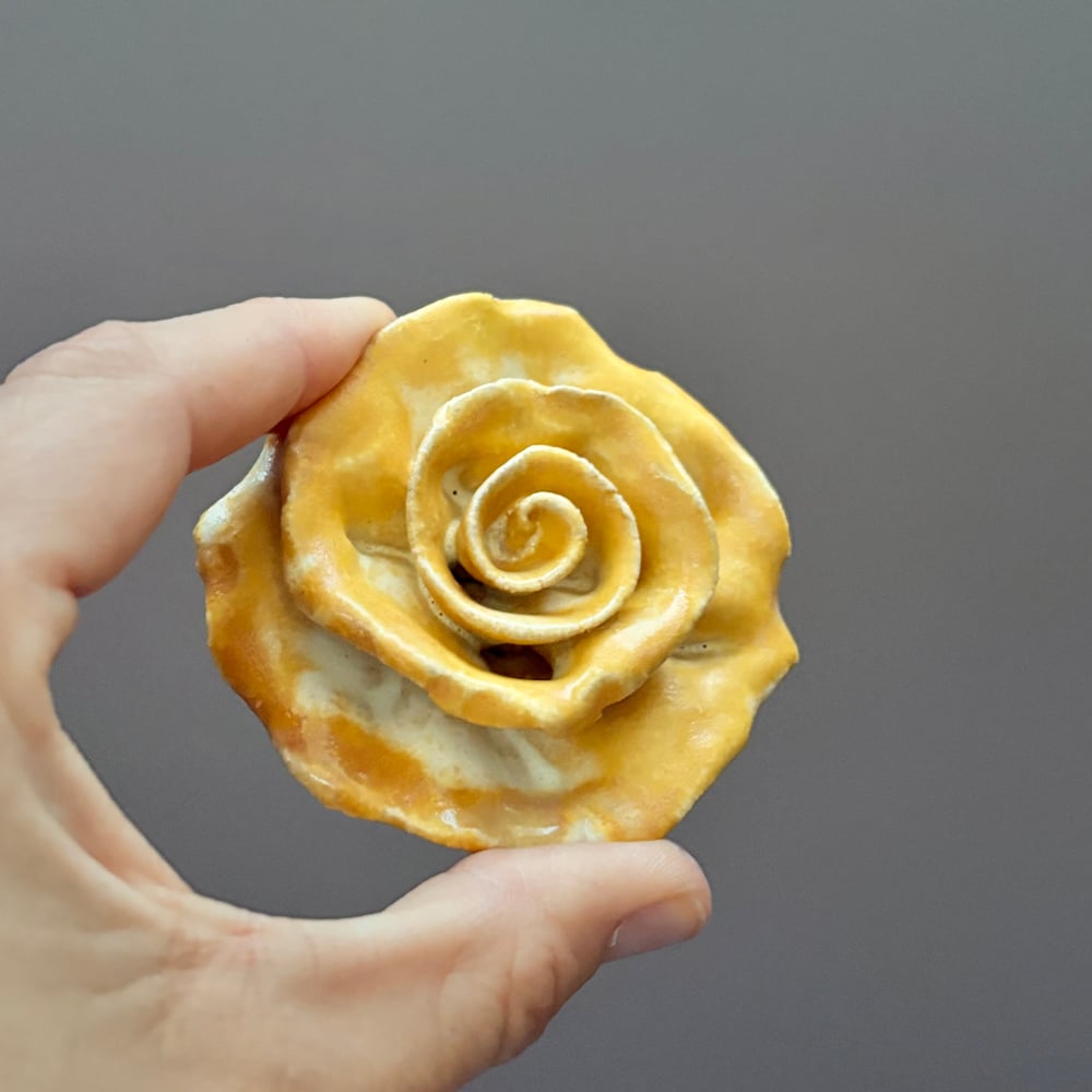 Image of Yellow Giftboxed Rose 