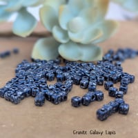 Image 1 of Czech 6/0 Cubix Cube Beads (4mm) – Metallic [COLOR] – 25 or 50 Count