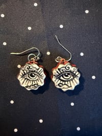 All seeing eye earrings 