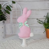 Image 3 of Calico Fabric Bunny