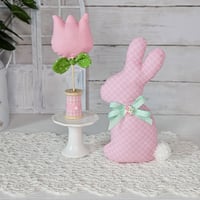 Image 4 of Calico Fabric Bunny