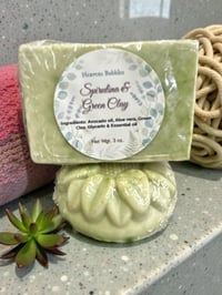 Spirulina & Green clay face soap