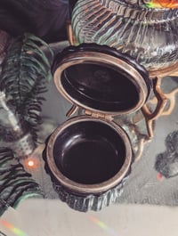 Image 2 of Black shell trinket box 