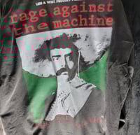 Image 4 of Vintage 1999 Rage Style CUSTOM Against The Machine Emiliano Zapata Shirt 
